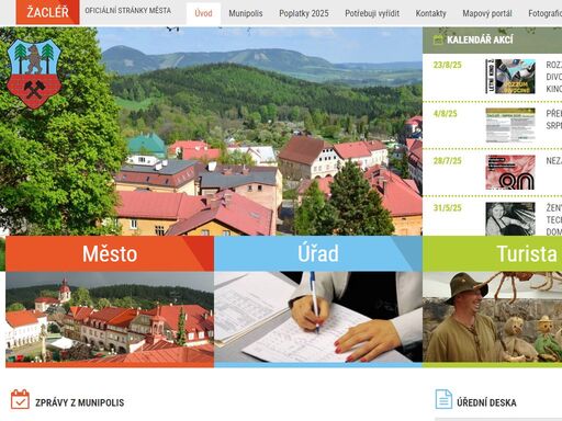 oficiální stránky města žacléř