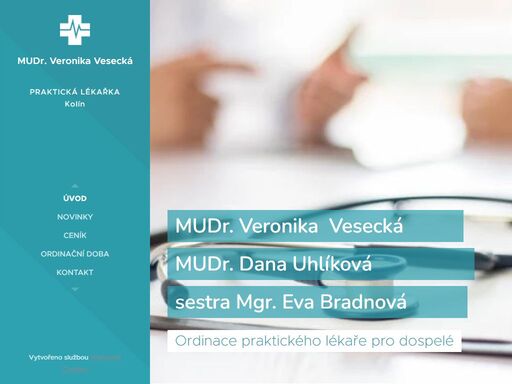 od 1.6.2023 převzala ordinaci mudr. dany uhlíkové - mudr. veronika vesecká.