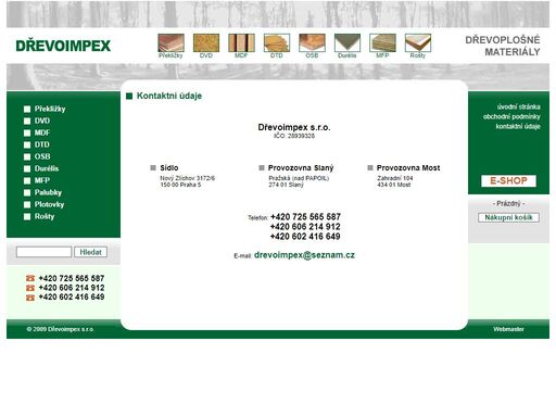dřevoimpex - prodej dřevoplošných materiálů. překližky, dřevovláknité desky, mdf desky, dřevotřískové desky, osb desky, durélis, mfp, rošty, plotovky, palubky, spárovky, hranoly. nízké ceny. zboží vám dovezeme až domu.