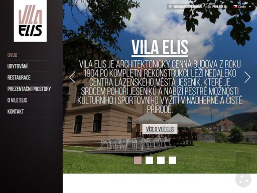 ubytování jeseník a restaurace jeseník - vila elis