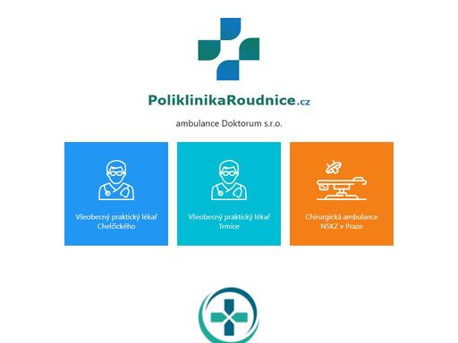 rozcestník doktorům.cz/poliklinikaroudnice.cz