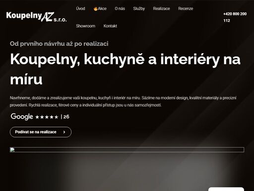 od roku 2001 jsme vašim spolehlivým partnerem pro rekonstrukci koupelen, kuchyní a interiérů. roudnice nad labem.