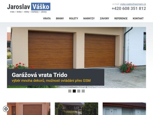 nabízíme dodávku a montáž garážových vrat, vjezdových bran, předokenních rolet, markýz a závor. servis i pozáruční servis.