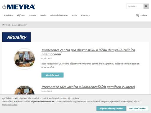 meyra - vyrábíme a prodáváme invalidní vozíky a rehabilitační pomůcky. v meyra nabízíme také kvalitní poradenství, servis a půjčovnu invalidních vozíků.