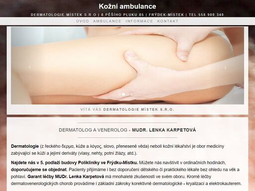 zdravotní služby, kožní a venerologická ambulance