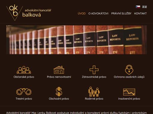 specializujeme se zejména na zastupování klientů v soudních řízeních a na občanské, obchodní, trestní a cizinecké právo a oblast ochrany osobních údajů.
