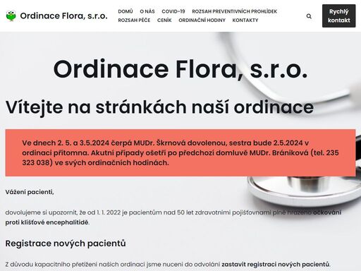 www.ordinaceflora.cz