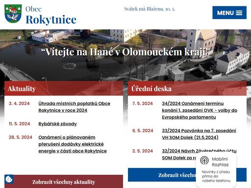 www.obecrokytnice.cz
