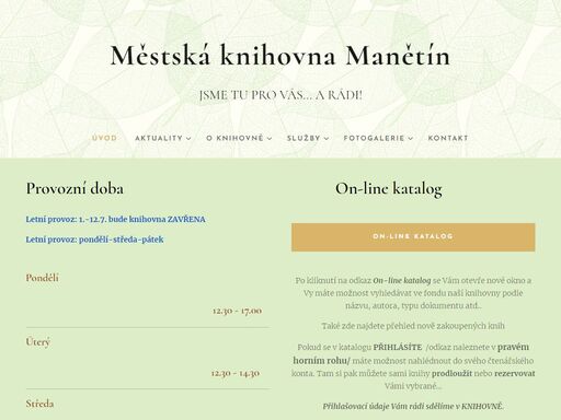 manetin.knihovna.cz