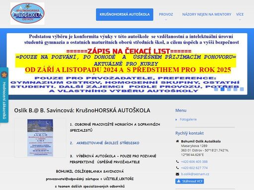 www.autoskolaoslik.cz