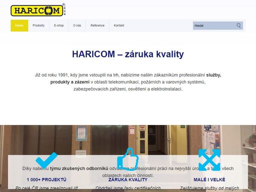 haricom – záruka kvality již od roku 1991!