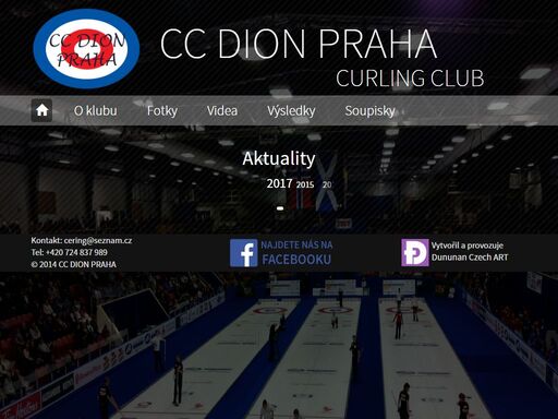 officiální stránky klubu cc dion praha. cc dion praha je pražský curlingový klub s dlouhou historii a spoustou úspěchů. klub trénuje v hale na roztylech.