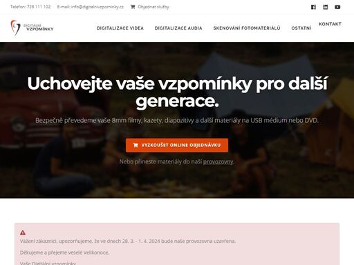 www.digitalnivzpominky.cz