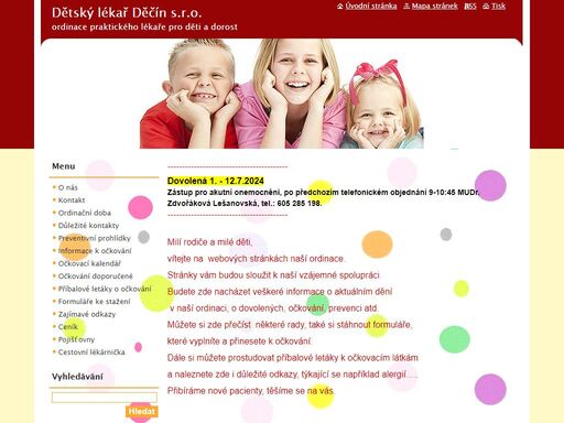 www.detskylekardecin.cz