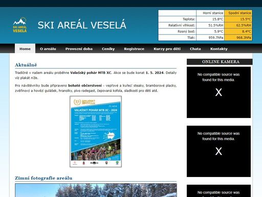 www.skiarealvesela.cz