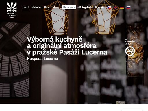 výborná kuchyně a originální atmosféra v pražské pasáži lucerna