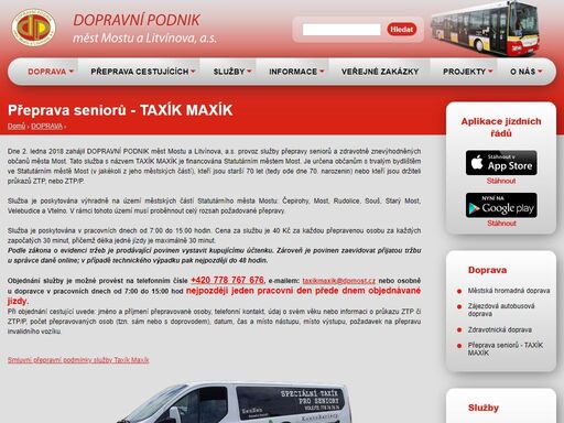 www.dpmost.cz/taxikmaxik