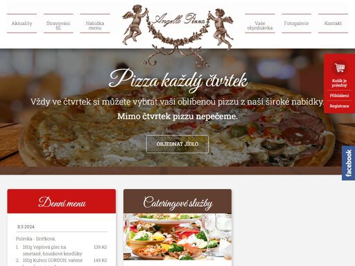 angello pizza – restaurace a pizzerie s možností rozvozu jídel a nabídkou cateringových služeb