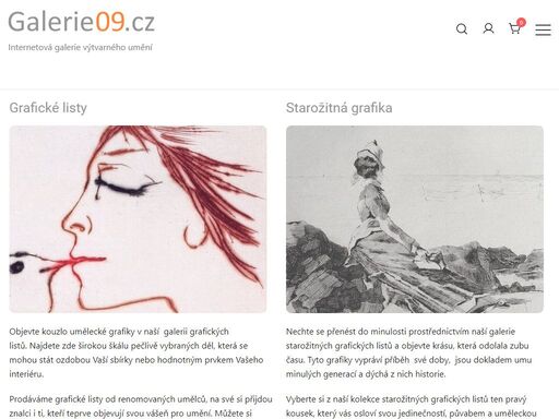 internetová galerie výtvarného umění. on-line prodej umělecké grafiky, obrazů a kreseb. grafické listy od předních umělců.