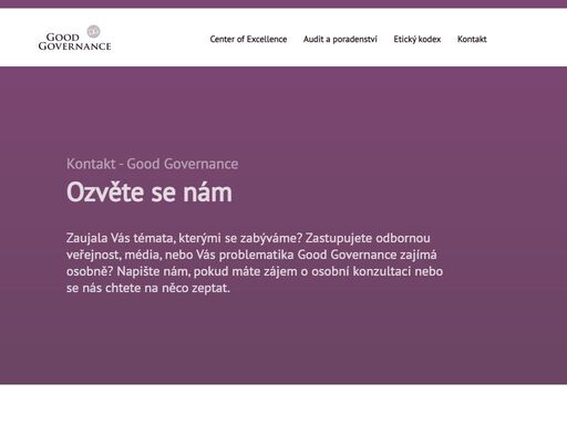 goodgovernance.cz