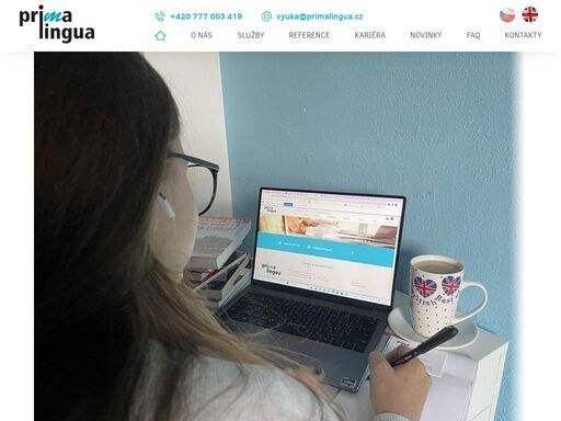 jazyková agentura prima lingua s.r.o. poskytuje výuku cizích jazyků, překladatelské a tlumočnické služby obzvláště v regionech moravy a slezska.