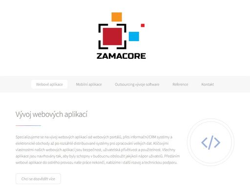 zamacore s.r.o. - vývoj webových aplikací, vývoj mobilních aplikací, outsourcing vývoje software