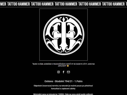 tattoo hammer · “bude s vámi jednáno v rukavičkách i když vy se budete cítit jako na jehlách” ?? · share your websites, products, social pages, and more, all in one link with bio sites from unfold.