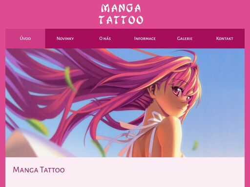 tetovací studio manga tattoo nabízí piercingy, tetování a prodej šperků.