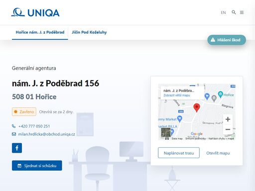 uniqa.cz/detaily-pobocek/horice-nam-j-z-podebrad