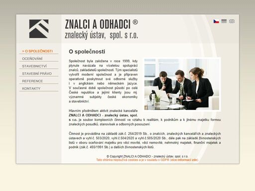 www.znalciaodhadci.cz