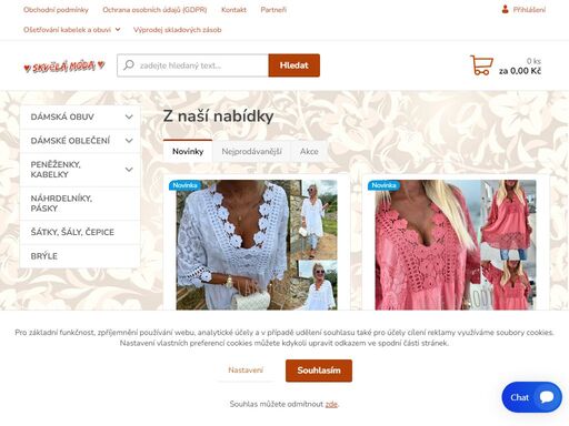 internetový obchod skvělá móda nabízí trendy dámské oblečení made in italy, obuv a módní doplňky .