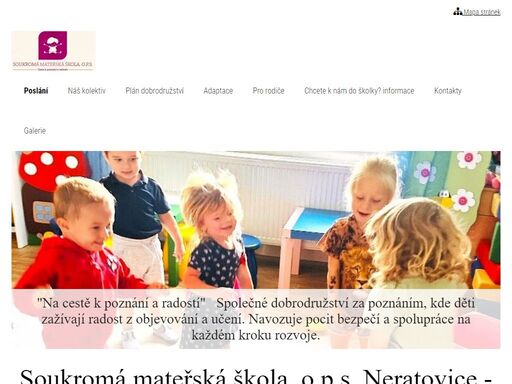 soukromá mateřská škola, o.p.s. v lobkovicích nabízí přátelské a bezpečné prostředí, kde se děti rozvíjejí prostřednictvím pestrých projektových dnů a programů. škola se zaměřuje na tradiční i moderní výuku.