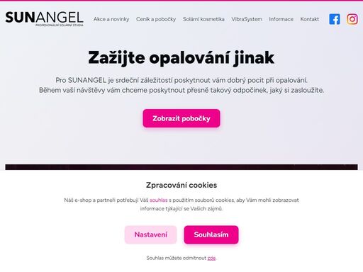 zažijte slunce jinak. pro sunangel je srdeční záležitostí poskytnout vám dobrý pocit při opalování. během vaší návštěvy vám chceme poskytnout přesně takový odpočinek, jaký si zasloužíte.