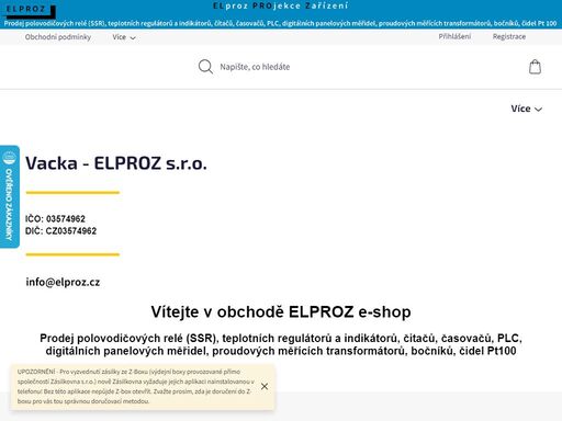www.elproz.cz