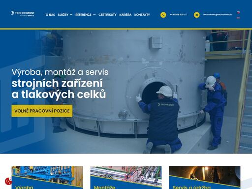 technomont frýdek-místek s.r.o. - jsme tradiční ryze česká společnost se zaměřením na kompletní výrobu ocelových konstrukcí a příslušenství.