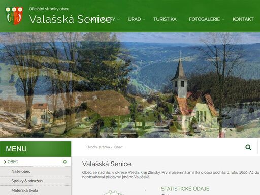 oficiální stránky obce valašská senice