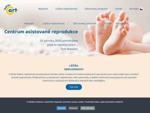 natalart - centrum asistované reprodukce (umělé oplodnění)