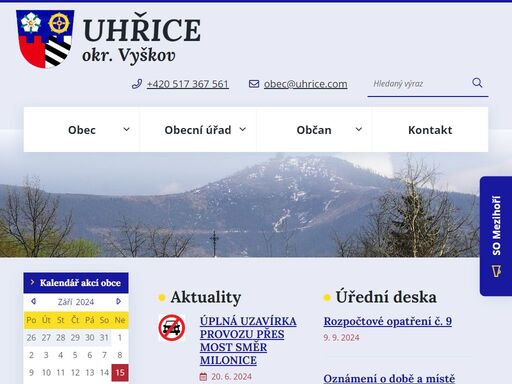 obec uhřice