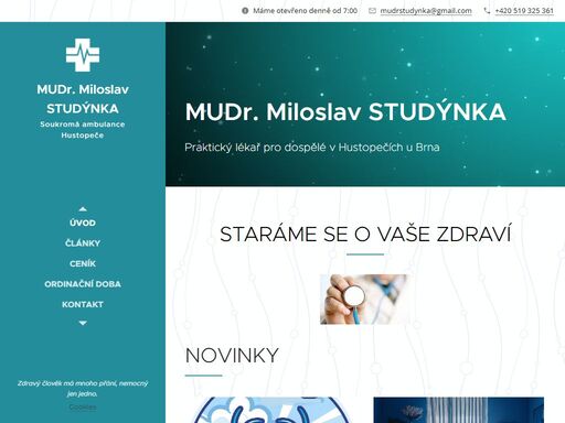 www.mudr-miloslav-studynka.cz