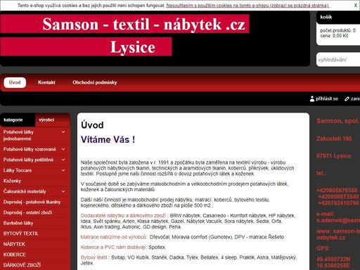 www.samson-textil-nabytek.cz