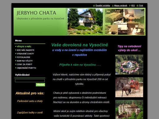ubytování na chatě v přírodním parku bohdalovsko na vysočině ve žďárských vrších. dovolená či krátkodobý pobyt pro rodinu i jednotlivce na chatě.
