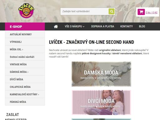 www.second-hand-lvicek.cz