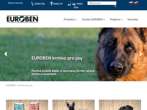 krmivo pro psy euroben, s.r.o., euroben - krmivo pro psy