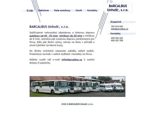 www.barcalbus.cz