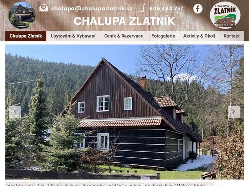 www.chalupazlatnik.cz