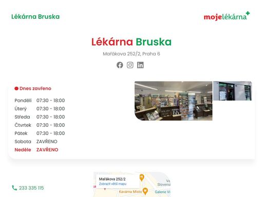 www.lekarnabruska.cz