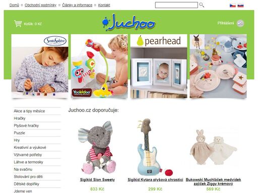 juchoo.cz - originální, kreativní a vzdělávací hračky a potřeby pro děti, které v obchodech nenajdete. 