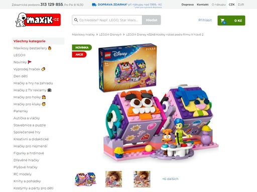 hračky pro děti a kojenecké potřeby v online prodeji. tisíce druhů hraček skladem ihned k odběru nebo s expedicí do druhého dne od objednání.