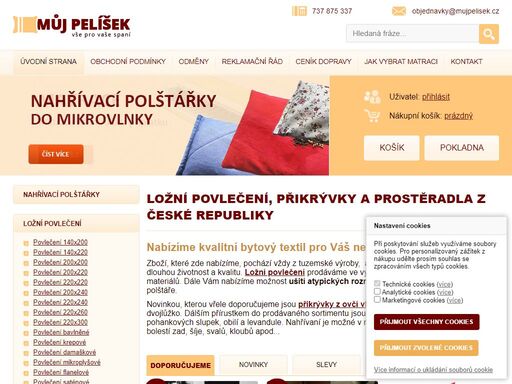 www.mujpelisek.cz