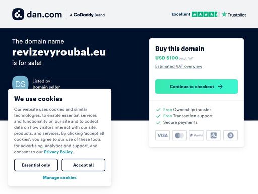 the domain name revizevyroubal.eu is for sale. make an offer or buy it now at a set price.